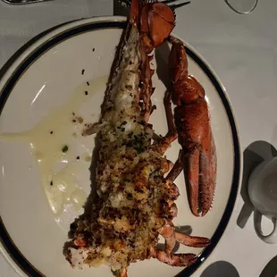 1/2 stuffed baked lobster