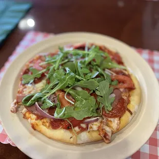 pizza, food