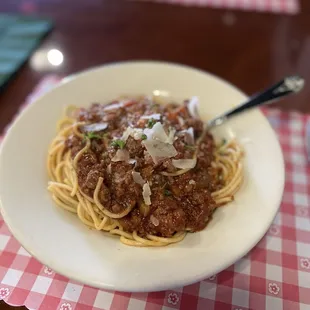 Spaghetti bolognese