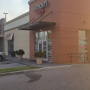 the front of the restaurant