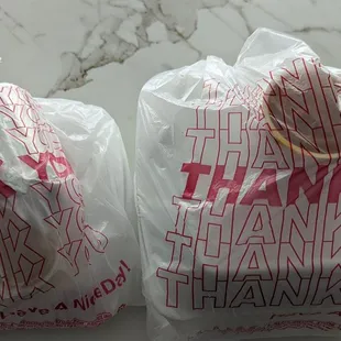 Take out nicely wrapped up