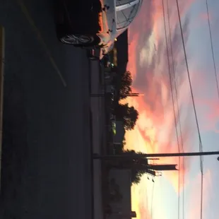 a car parked in a parking lot