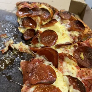Pepperoni pizza