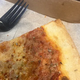 I cut mine in half lol but slices ate large!