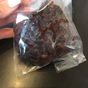 Chocolate chips in the brownie!! It was so good