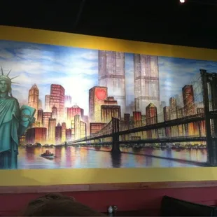 Mural in lobby