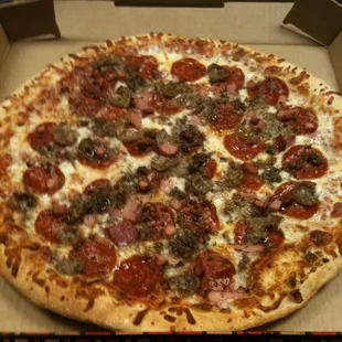 Delicious All Meat Pizza!