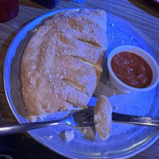 Calzone!!! So freaking good!