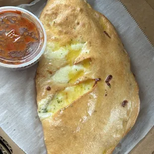 Cheese calzone