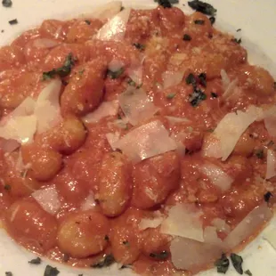 Gnocchi with vodka sauce