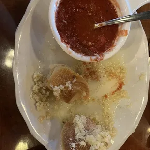 Almost gone Garlic Knots (forgot to take picture before eating- soo good!)