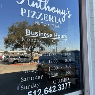 Wrong business hours.