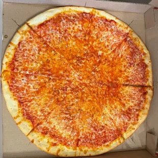 Plain with extra tomato sauce