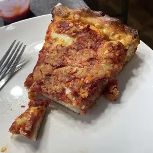 Chicago style pizza