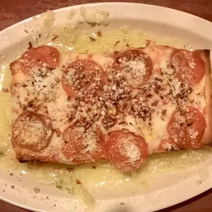 Center cut Sicilian Pepperoni with garlic