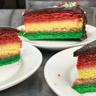 Rainbow Cookie Cake