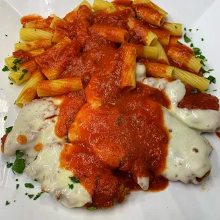 Fried Shrimp Parmigiana