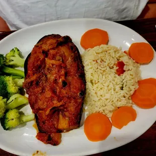 Stuffed eggplant