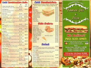 Fairfax Deli & Pizza