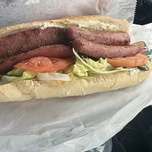 Sausage po-boy