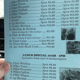 Menu 7/26