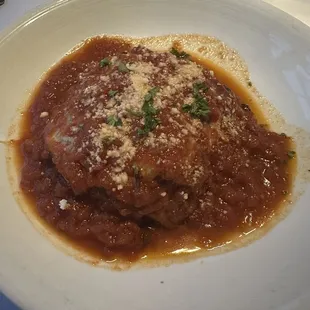 Eggplant Parmesan, small size