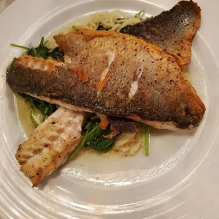 Chef&apos;s special branzino