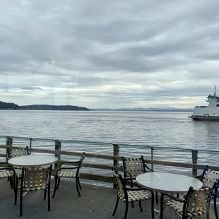 Water view from outside deck