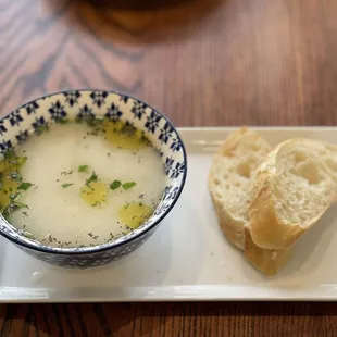 Avgolemono soup
