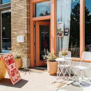 Outside of the Shop!