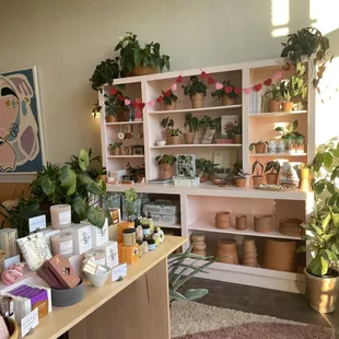 Inside! So many great American made, woman owned, BIPOC made products!