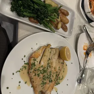 Sea Bass Branzino Dinner