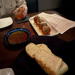 Arancini and Bread