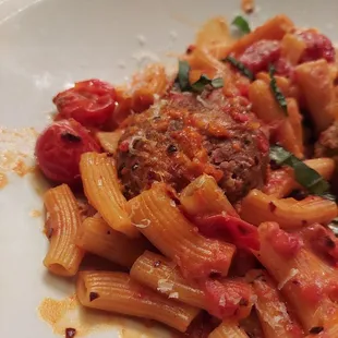 Rigatoni a la vodka