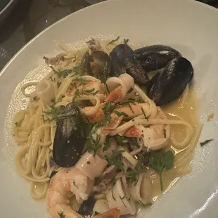 Seafood pasta