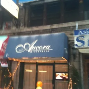 outside