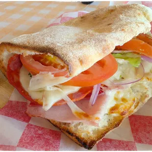 Half Panini sandwich