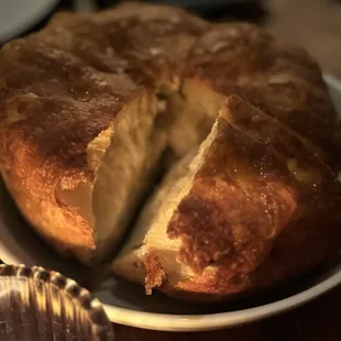 Focaccia  tastes like crispy doughnut