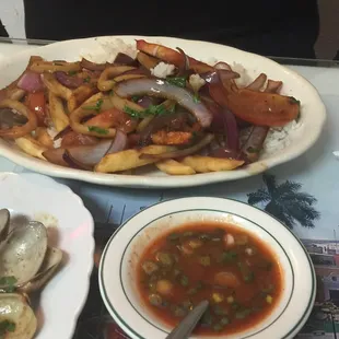 Saltado De Mariscos