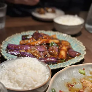 Eggplants with Garlic Sauce