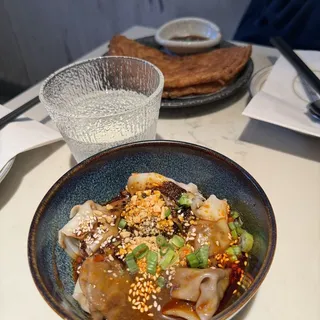 Wonton in chili oil 6