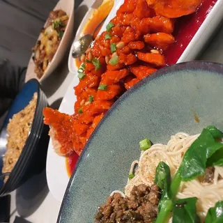 shredded duck fried rice