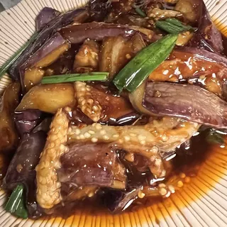 Eggplants with Garlic Sauce