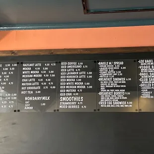 Updated menu!