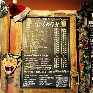 Drink Menu December 2023