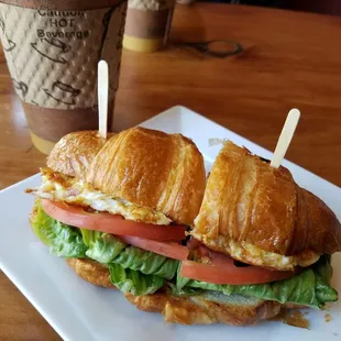 Chorizo Croissant Sandwich