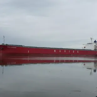 Watched this huge ship from Panama sail on by!!
