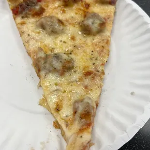 Italian sausage slice