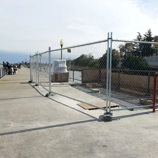 Old restrooms &amp; storage building taken down