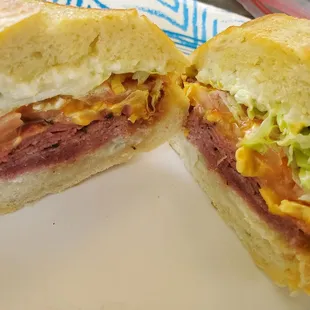 Hot Pastrami Sandwich